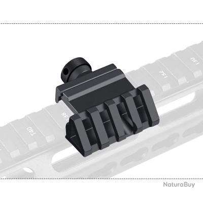 ToopMount Rail Picatinny 3 Fentes – Aluminium Anodisé, 18 G, Pour Protège-Mains