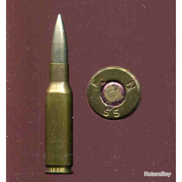 7 x 49 Liviano (alias 7 mm second optimum) - essais pr�-NATO de la FN Belge - marquage : F N 55