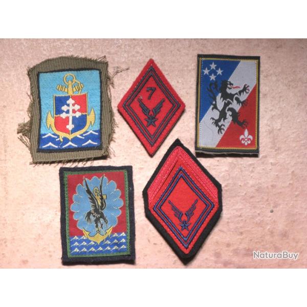 Insignes tissu/ de grandes unit�s de l'arm�e fran�aise.