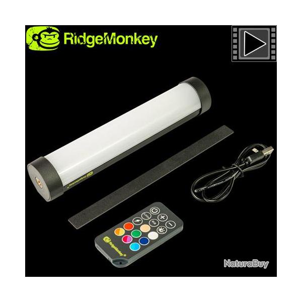 Lampe de Biwy RidegeMonkey Base Lite IR + T�l�commande