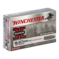 Balles Winchester Power Point - Cal. 8x57 JRS - 8x57 JRS / Par 1
