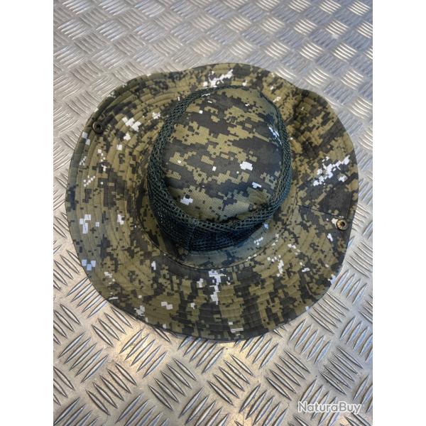 Chapeau camouflage protection solaire maille respirante pche chasse randonne campeur militaire