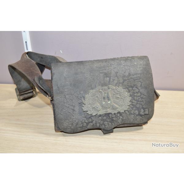 Giberne , Sacoche Musicien , Fanfare Militaire Second Empire , Napol�on III , 19 �me Si�cle (18)