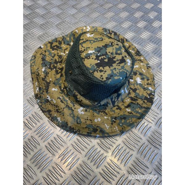 Chapeau camouflage protection solaire maille respirante peche chasse randonn�e camping