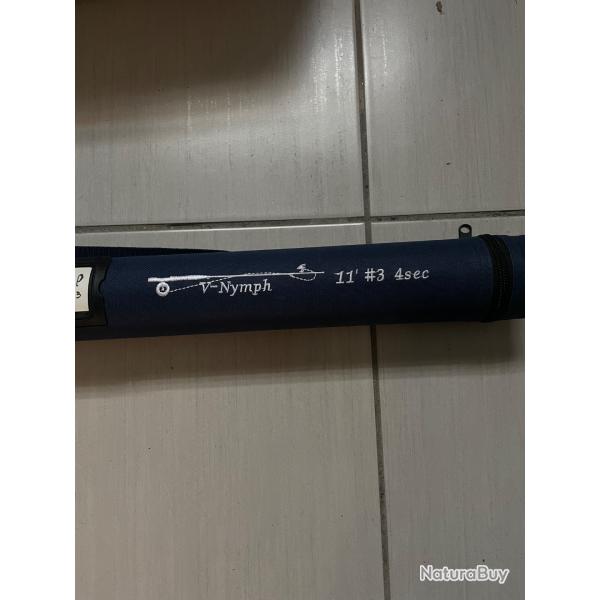 Canne � p�che � la mouche Maximumcatch jNymph, fibre de carbone graphite,