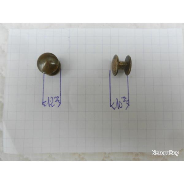 petites pi�ces pour �quipement militaire de bretelle fusil et carabine ancienne