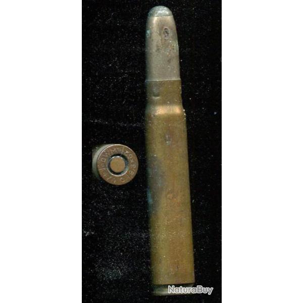 9.3 x 62 -  balle nickel pointe plomb - marquage :  DWM / 474 C / 9.3X62 /