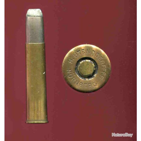 10.75 x 45 R Grundig - TRES RARE - marquage : H.UTENDORFFER NURNBERG - balle nickel pointe plomb