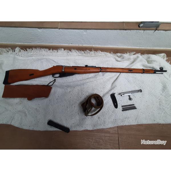 mosin nagant hongrois code 02 + lot de munitions et accessoires