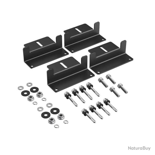Fixations pour montage panneaux solaires rigides - Ecoflow