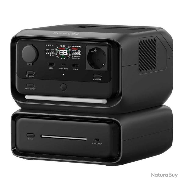 Ecoflow river 3 max - station �lectrique capacit� 572 wh avec eb300