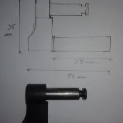 Smith & Wesson --  Bascule de barillet Revolver--carcasse K