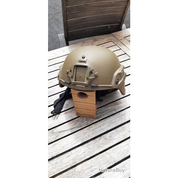 Casque ACH airsoft tan