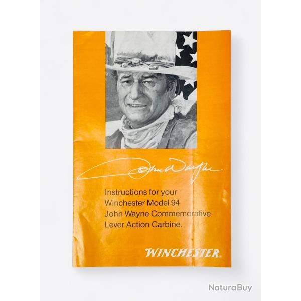 Notice Winchester 94 John Wayne