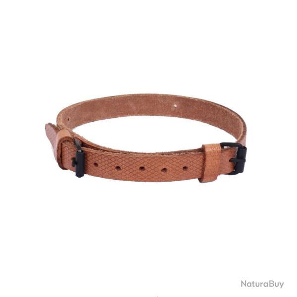 Sangle 2 boucles en cuir Arm�e Tch�que