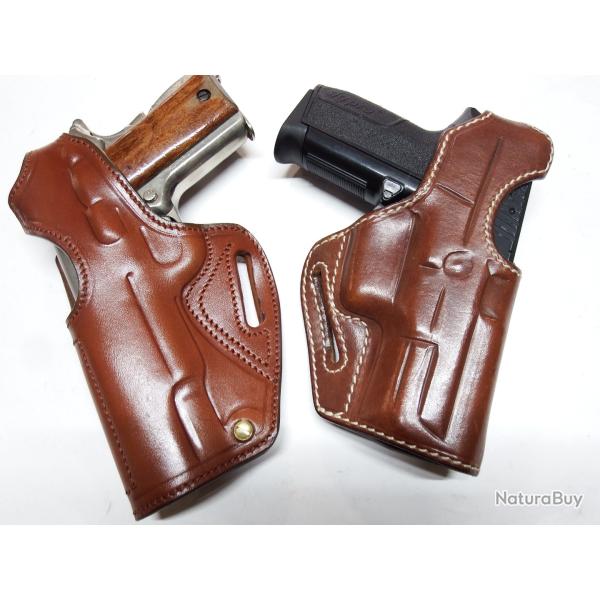 ETUI demi galet ATTACK pour 1911 (Fabrication Entreprise artisanale fran�aise )