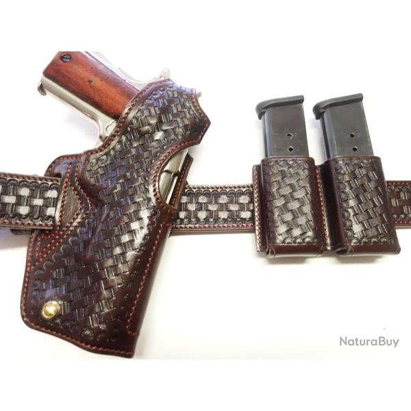 ETUI demi galet ATTACK LUXE  pour 1911 (Fabrication Entreprise artisanale fran�aise )