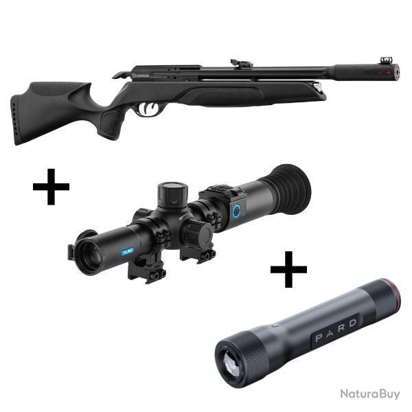 Vente Flash Pack Carabine Arrow 4,5mm 19.9J + Vision Nocturne Pard NS mini 35mm + IR 850nm