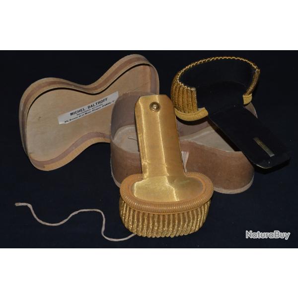 EPAULETTES COLONEL-INFANTERIE TUNIQUE-VAREUSE OU CAPOTE -GUERRE 1914/1918