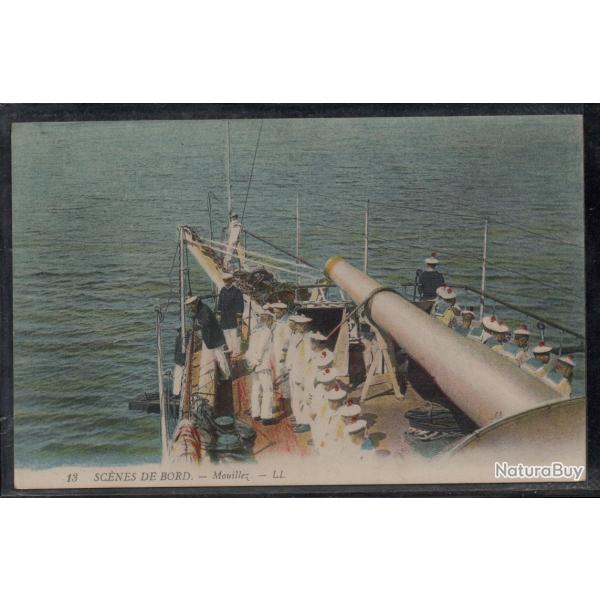 CPA - Marine Militaire -SC�NES DE BORD  - Mouillez  N�3852