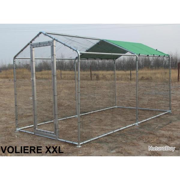 Voliere XXL 4x2x2,25m cage oiseau pigeon colombe GEANTE avis cielterre-commerce