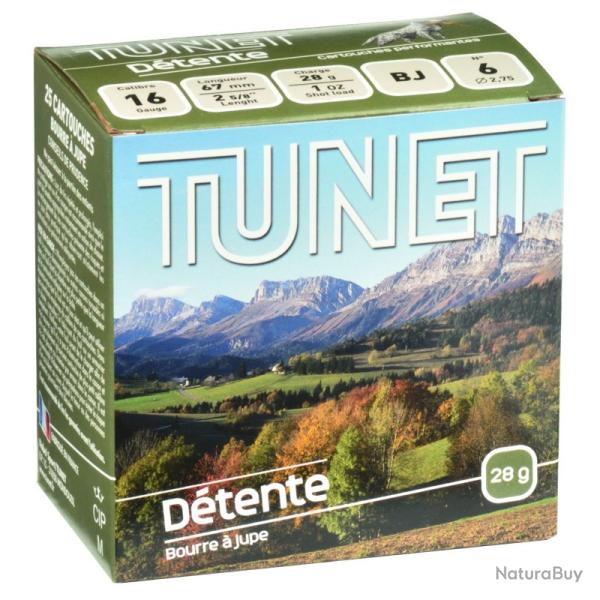Cartouches Tunet D�tente 28g BJ - Cal.16 x5 boites