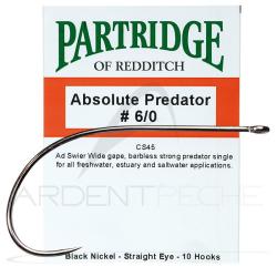 Hame&ccedil;on mouche PARTRIDGE brochet CS45BN H6/0