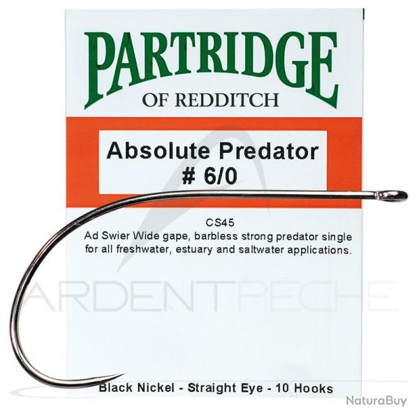 Hame�on mouche PARTRIDGE brochet CS45BN H6/0