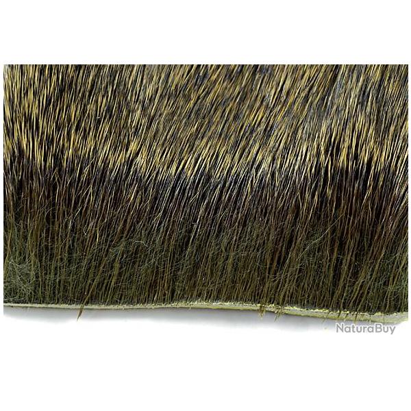 Daim fin et court olive 89