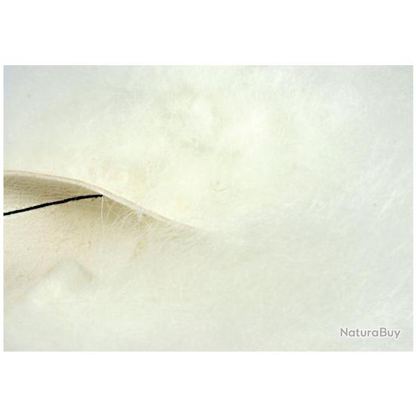 Yak streamer hair blanc 1