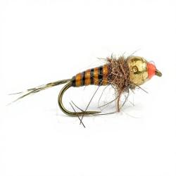 Mouche DEVAUX Nymphe bille tungst&egrave;ne JBNT 04 H10