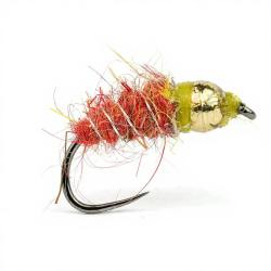 Mouche DEVAUX Nymphe bille tungst&egrave;ne JBNT 05 H16