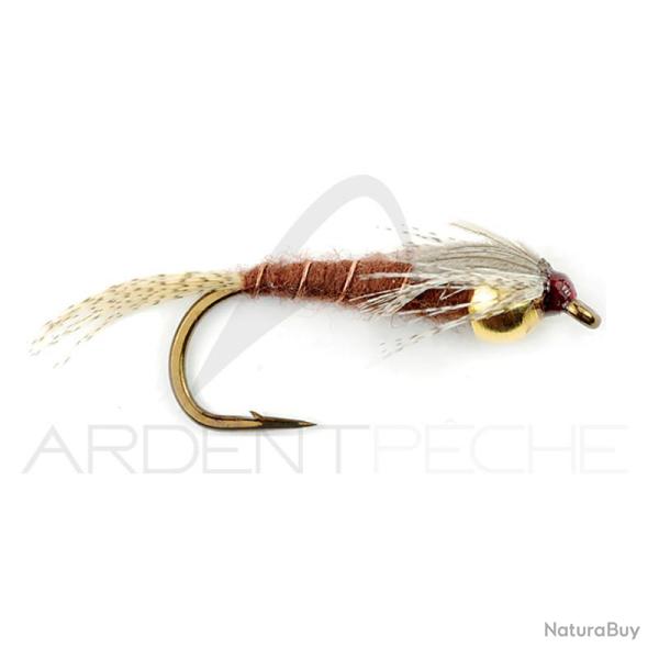 Mouche FMF Nymphe casqu�e golden may fly brown 1623 H12