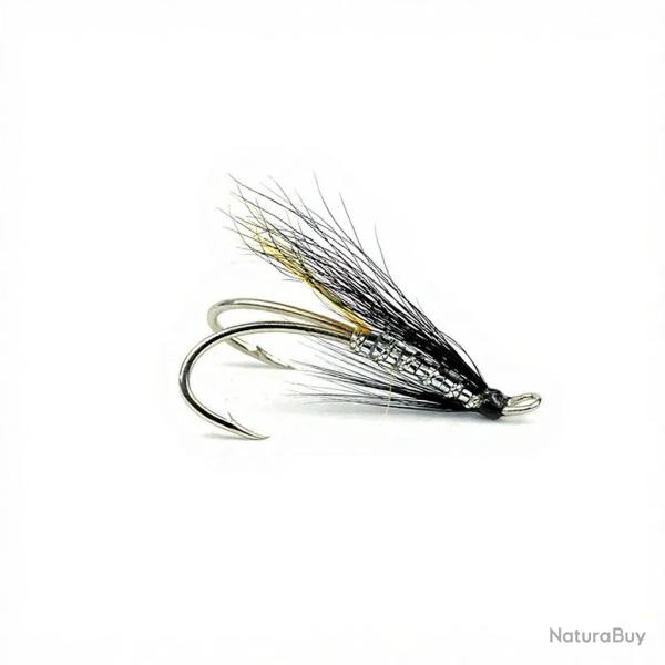 Mouche FMF Saumon double stoats tail silver 1421 H8