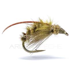 Mouche AB FLY Sedge nymphe NS EME OL H12