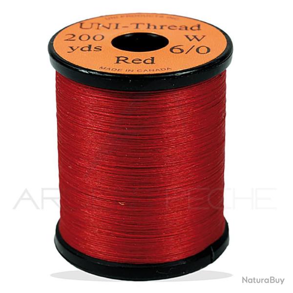 Fils de montage Uni-thread 8/0 rouge