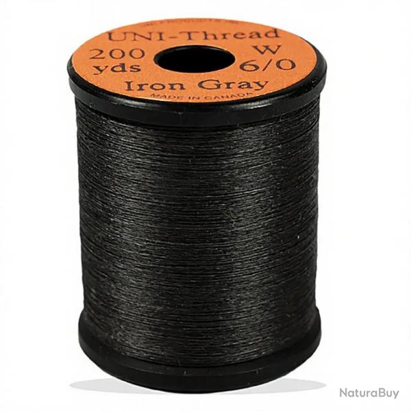 Fils de montage Uni-thread 6/0 iron grey