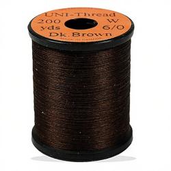 Fils de montage Uni-thread 6/0 marron fonc&eacute;