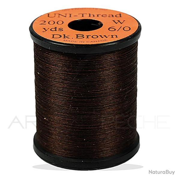 Fils de montage Uni-thread 6/0 marron fonc�