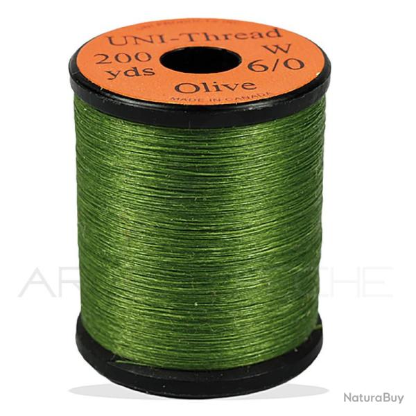Fils de montage Uni-thread 6/0 olive