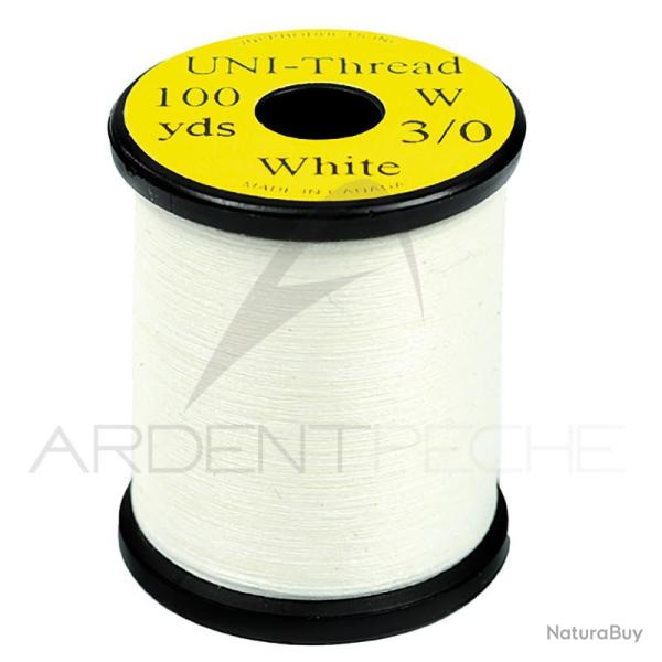 Fils de montage Uni-thread 3/0 blanc