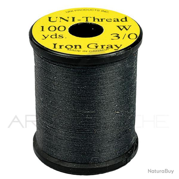 Fils de montage Uni-thread 3/0 gris iron grey