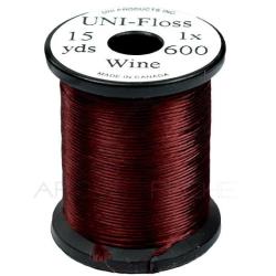 Fils de montage Polyfloss UNI-floss bordeaux