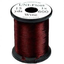 Fils de montage Polyfloss UNI-floss bordeaux
