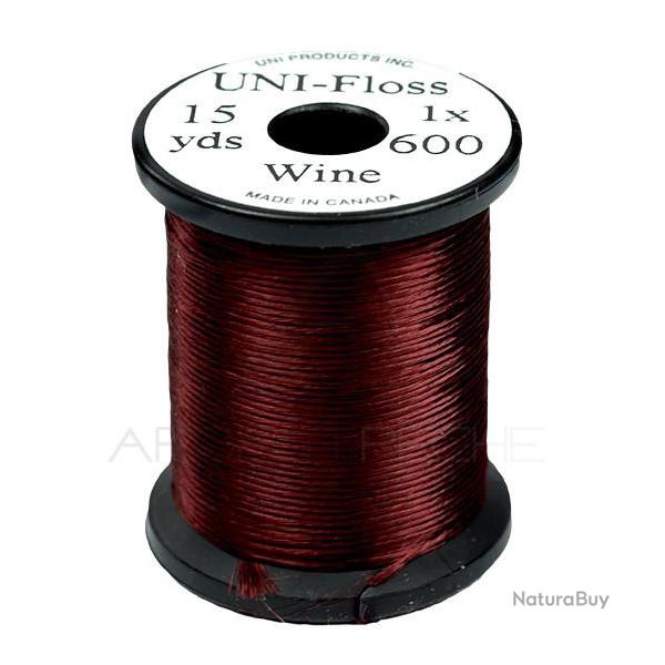 Fils de montage Polyfloss UNI-floss bordeaux
