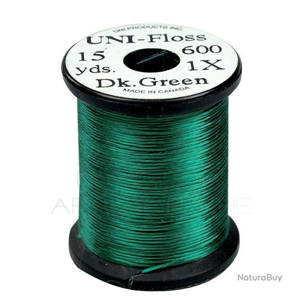 Fils de montage Polyfloss UNI-floss vert fonc�