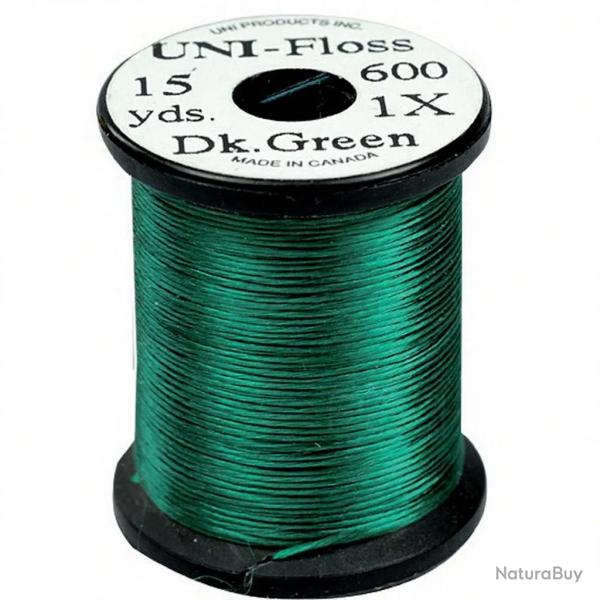 Fils de montage Polyfloss UNI-floss vert fonc�