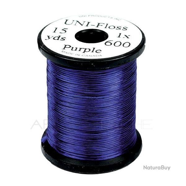Fils de montage Polyfloss UNI-floss violet