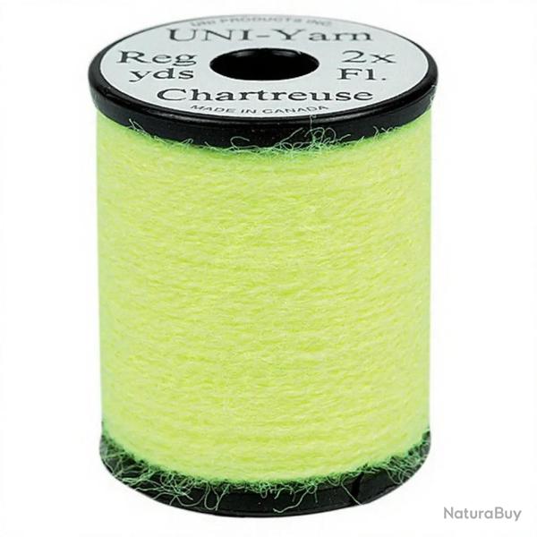 Uni yarn fluo chartreuse