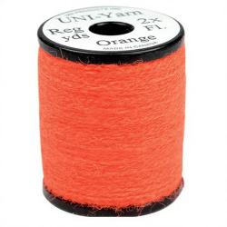 Uni yarn fluo orange